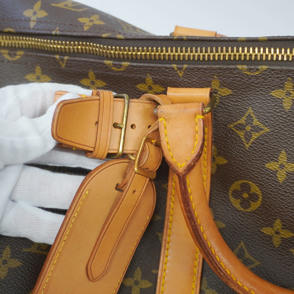 Auth Louis Vuitton Monogram Keepol 60 M41422 Men,Women,Unisex Boston Bag,Handbag - Picture 12 of 13